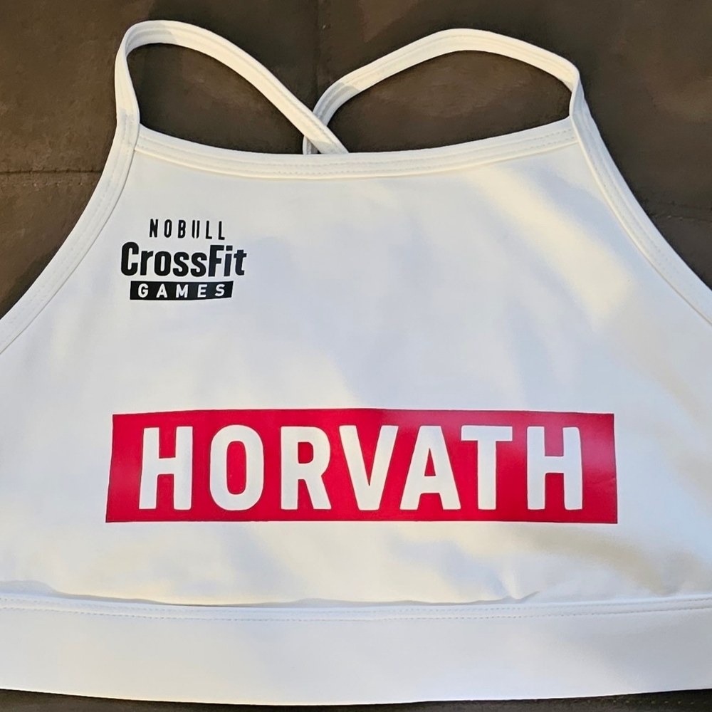 Laura Horvath sports Bra
